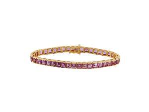 Ladies 12.5CTW Amethyst 14K Yellow Gold Bracelet Ladies 12.5CTW Amethyst 14K Yellow Gold Bracelet