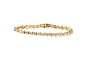 Ladies 1CTW Diamond 14K Two tone Gold Bracelet Ladies 1CTW Diamond 14K Two tone Gold Bracelet