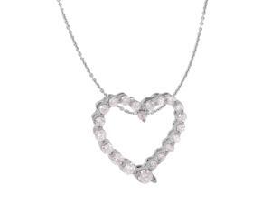 Ladies 0.23CTW Diamond 10K White Gold Necklace Ladies 0.23CTW Diamond 10K White Gold Necklace