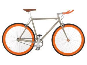 Vilano EDGE Fixed Gear /Single Speed Road Bike Champagne / Orange 58cm Vilano EDGE Fixed Gear /Single Speed Road Bike Champagne / Orange 58cm