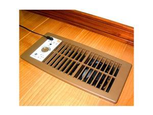 Flush Mount Heating and Air Conditioning Booster Fan, Brown Flush Mount Heating and Air Conditioning Booster Fan, Brown