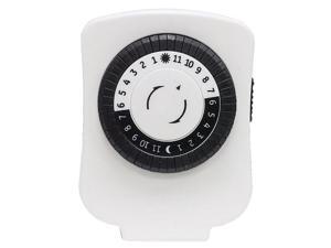 24Hr Mechanical Timer 1 Outlet Polarized Wht JASCO Timers 6668 043180151193 24Hr Mechanical Timer 1 Outlet Polarized Wht JASCO Timers 6668 043180151193
