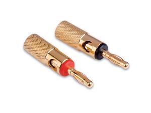 Vanco International FR0503R Banana Plugs, Gold Plated (2 Pack) Vanco International FR0503R Banana Plugs, Gold Plated (2 Pack)