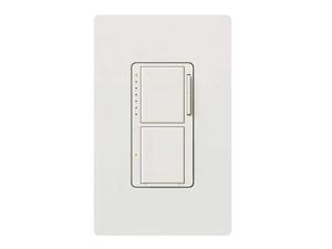Lutron Maestro Combo Dimmer/Switch 300/25 White LUTRON ELECTRONICS MA-L3S25-WH Lutron Maestro Combo Dimmer/Switch 300/25 White LUTRON ELECTRONICS MA-L3S25-WH