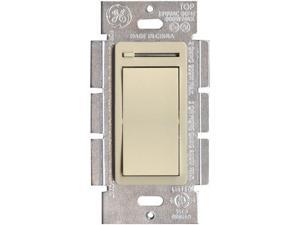 GE 18024 3-Way Rocker-Style Dimmer Switch with Slide Control - Ivory GE 18024 3-Way Rocker-Style Dimmer Switch with Slide Control - Ivory