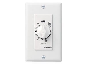 Intermatic FD460MW DPST 60-Minute Spring Wound Timer - White Intermatic FD460MW DPST 60-Minute Spring Wound Timer - White