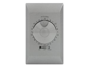 60-Minute Countdown Timer Single-Pole/Single-Throw, Silver GE Timers 15084 60-Minute Countdown Timer Single-Pole/Single-Throw, Silver GE Timers 15084