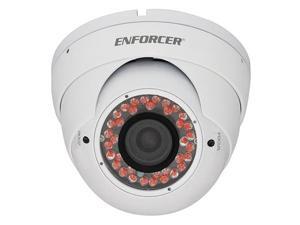 SECO-LARM Enforcer 24 IR 3.6mm Lens Day/Night Ball-Mount Color Dome Camera, Gray SECO-LARM Enforcer 24 IR 3.6mm Lens Day/Night Ball-Mount Color Dome Camera, Gray
