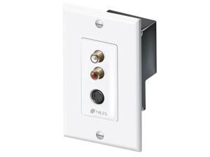 Niles C5-SVA2WM Wall Mount CAT-5 S-Video and Stereo Audio Balun Niles C5-SVA2WM Wall Mount CAT-5 S-Video and Stereo Audio Balun