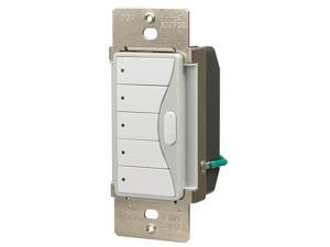 Cooper Wiring Devices RFWC5WS ASPIRE RF 5-Button Scene Control Keypad, White Sat Cooper Wiring Devices RFWC5WS ASPIRE RF 5-Button Scene Control Keypad, White Sat
