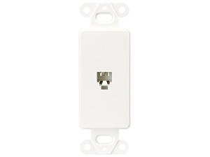 Decorator Telephone Jack Flush White Cooper Wiring Devices 3560-4W 078477116685 Decorator Telephone Jack Flush White Cooper Wiring Devices 3560-4W 078477116685