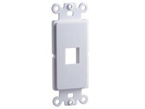 Cooper Wiring Devices 5521-5EW Decora-Style Mounting Strap with 1 Port - White Cooper Wiring Devices 5521-5EW Decora-Style Mounting Strap with 1 Port - White