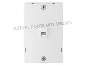Cooper Wiring Devices 3521-4A Quick Mount 4-Wire Telephone Jack with Wallplate - Cooper Wiring Devices 3521-4A Quick Mount 4-Wire Telephone Jack with Wallplate -
