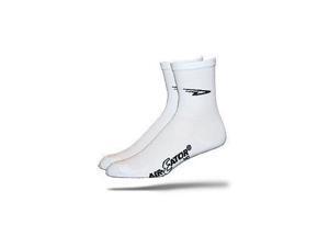 DeFeet AirEator High Top Sock: White; XL DeFeet AirEator High Top Sock: White; XL