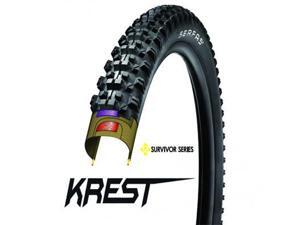Serfas Survivor Krest Mountain Bicycle Tire - Wire Bead (Black - 26 x 2.1) Serfas Survivor Krest Mountain Bicycle Tire - Wire Bead (Black - 26 x 2.1)