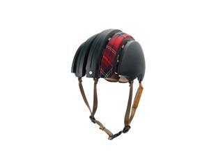 Brooks J.B. Special Carrera Foldable Bicycle Helmet (Green/Red Tartan - L) Brooks J.B. Special Carrera Foldable Bicycle Helmet (Green/Red Tartan - L)