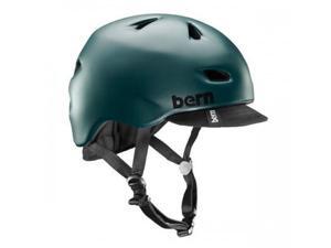 Bern 2014 Men's Brentwood Summer Bike Helmet w/Flip Visor (Satin Green w/ Flip Visor - XXL/XXXL) Bern 2014 Men's Brentwood Summer Bike Helmet w/Flip Visor (Satin Green w/ Flip Visor - XXL/XXXL)