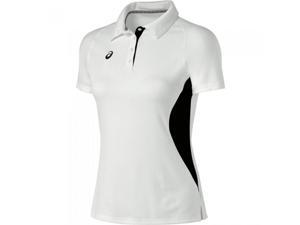 Asics 2016 Women's Corp Short Sleeve Polo Tennis Shirt - PR2517 (White - S) Asics 2016 Women's Corp Short Sleeve Polo Tennis Shirt - PR2517 (White - S)
