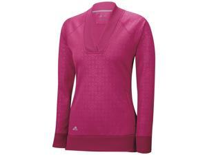 Adidas Golf 2015 Women's Wind Fleece Long Sleeve Pullover (Bold Pink - S) Adidas Golf 2015 Women's Wind Fleece Long Sleeve Pullover (Bold Pink - S)