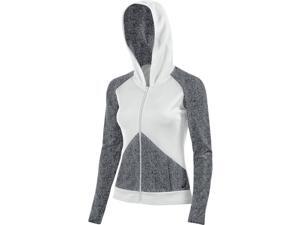 Asics 2016 Women's Morgan Fullzip Beach Volleyball Hoodie - BV2697 (Graphite/White - S) Asics 2016 Women's Morgan Fullzip Beach Volleyball Hoodie - BV2697 (Graphite/White - S)