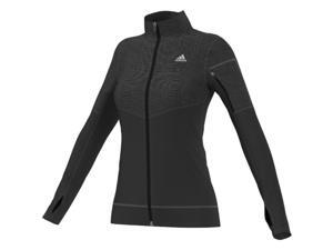 Adidas Outdoor 2016 Women's Training Lightweight Full Zip Top (Black/Matte Silver - S) Adidas Outdoor 2016 Women's Training Lightweight Full Zip Top (Black/Matte Silver - S)