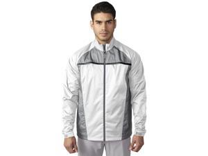 Adidas 2016 Men's ClimaStorm Essential Packable Rain Jacket (Solid Grey/Black - L) Adidas 2016 Men's ClimaStorm Essential Packable Rain Jacket (Solid Grey/Black - L)