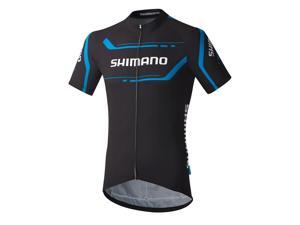 Shimano 2016 Men's Performance Print Short Sleeve Cycling Jersey - ECWJSGSPS51M (Black - M) Shimano 2016 Men's Performance Print Short Sleeve Cycling Jersey - ECWJSGSPS51M (Black - M)