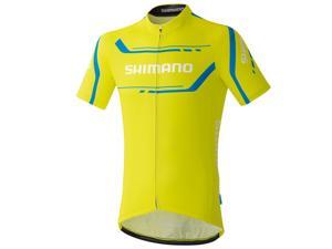 Shimano 2016 Men's Performance Print Short Sleeve Cycling Jersey - ECWJSGSPS51M (Lime Yellow - M) Shimano 2016 Men's Performance Print Short Sleeve Cycling Jersey - ECWJSGSPS51M (Lime Yellow - M)