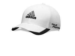 Adidas 2015 Men's Fitted Tour Mesh Golf Cap (White/Black - S/M) Adidas 2015 Men's Fitted Tour Mesh Golf Cap (White/Black - S/M)