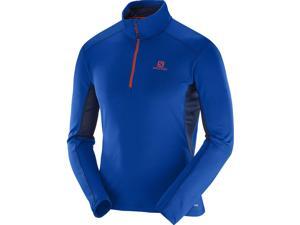 Salomon 2016/17 Mens Discovery Active Half Zip Jacket (Blue Yonder/Big Blue-X - XL) Salomon 2016/17 Mens Discovery Active Half Zip Jacket (Blue Yonder/Big Blue-X - XL)