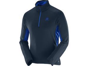 Salomon 2016/17 Mens Discovery Active Half Zip Jacket (Big Blue-X/Blue Yonder - S) Salomon 2016/17 Mens Discovery Active Half Zip Jacket (Big Blue-X/Blue Yonder - S)