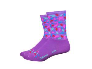 DeFeet AirEator 5in Women's Confetti Cycling/Running Socks (Confetti - Wildberry - S/M) DeFeet AirEator 5in Women's Confetti Cycling/Running Socks (Confetti - Wildberry - S/M)