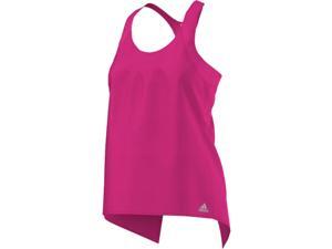 Adidas Outdoor 2016 Women's Training Woven Split Tank Top (Shock Pink/Matte Silver - XL) Adidas Outdoor 2016 Women's Training Woven Split Tank Top (Shock Pink/Matte Silver - XL)