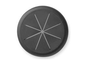 Flexible Grommet, Desk, 2 3/8 In Dia, Blk Flexible Grommet, Desk, 2 3/8 In Dia, Blk