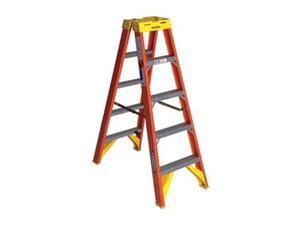 Double Sided Stepladder, Fiberglass, 5 ft H, 300 lb. Capacity Double Sided Stepladder, Fiberglass, 5 ft H, 300 lb. Capacity