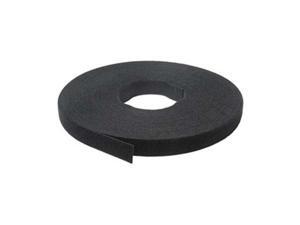 Self Gripping Strap, W 1/2 Inx25 Yd, Black Self Gripping Strap, W 1/2 Inx25 Yd, Black