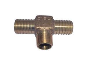 Tee, Pipe Size 1 In x 3/4 In, Thread 1 In Tee, Pipe Size 1 In x 3/4 In, Thread 1 In