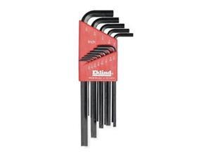 Hex Key Set, SAE, Long, L-Shaped, 13 Pc Hex Key Set, SAE, Long, L-Shaped, 13 Pc
