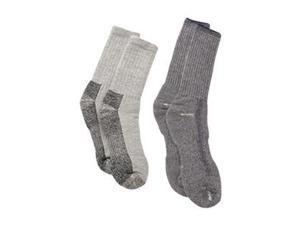 Hiking, Socks, Crew, Mens, L, Gray, Hthr, 1 Pr Hiking, Socks, Crew, Mens, L, Gray, Hthr, 1 Pr