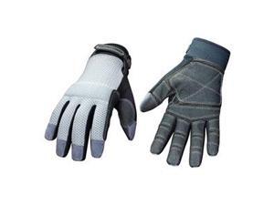 Mechanics Gloves, Gray, S, PR Mechanics Gloves, Gray, S, PR