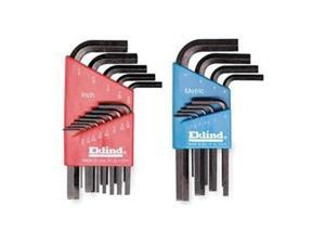Hex Key Set, 0.050 - 10mm, L-Shaped, Short Hex Key Set, 0.050 - 10mm, L-Shaped, Short