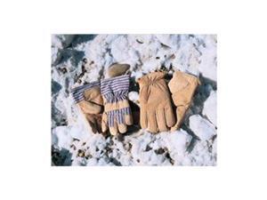 Leather Gloves, Insulated, Pigskin, M, PR Leather Gloves, Insulated, Pigskin, M, PR