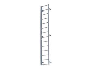 Fixed Ladder, 8 ft. 3 In H, Steel Fixed Ladder, 8 ft. 3 In H, Steel