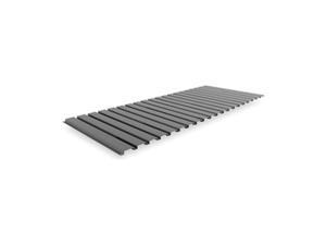 Corrugated Steel Decking, 60 In. W, Gray Corrugated Steel Decking, 60 In. W, Gray