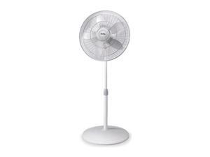 Pedestal Fan, Wh, 1950/1680/1380 cfm, 18in. Pedestal Fan, Wh, 1950/1680/1380 cfm, 18in.