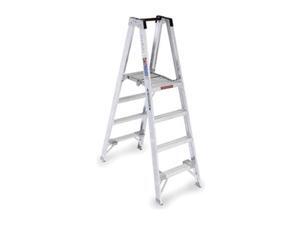 Twin Platform Stepladder, 300 lb., 6 ft. H Twin Platform Stepladder, 300 lb., 6 ft. H