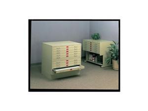 Flat File Cabinet, Gray, Steel Flat File Cabinet, Gray, Steel