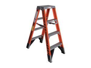 Double Sided Stepladder, Fiberglass, 4 ft H, 375 lb. Capacity Double Sided Stepladder, Fiberglass, 4 ft H, 375 lb. Capacity