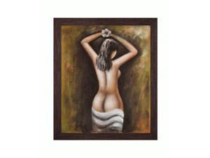 Art Reproduction Oil Painting - Evening in the Islands with Grazed Ebony - Distressed Black Finish - 24" X 28" - Hand Painted Framed Canvas Art Art Reproduction Oil Painting - Evening in the Islands with Grazed Ebony - Distressed Black Finish - 24" X 28" - Hand Painted Framed Canvas Art