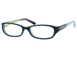 Juicy Couture Juicy 111 Eyeglasses-In Color-Emerald Blue Crystal (0P54)-Size-50/16/130 Juicy Couture Juicy 111 Eyeglasses-In Color-Emerald Blue Crystal (0P54)-Size-50/16/130